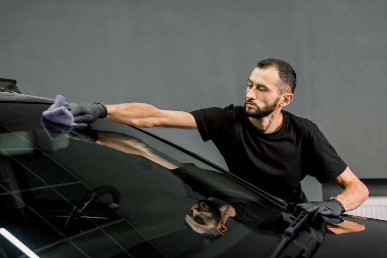 Cleaning A Windscreen